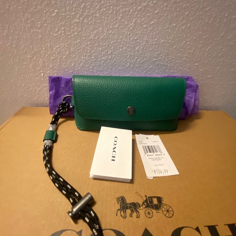 COACH Sunglasses Case w/ Wristlet